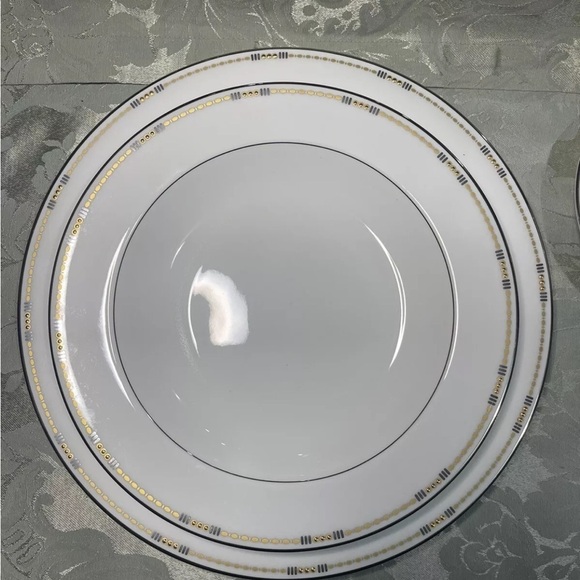 Rare Waterford Crystal Basque China 6 Piece Place Setting Discontinued Vintage - Picture 11 of 16